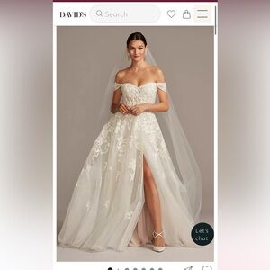 David’s bridal wedding dress